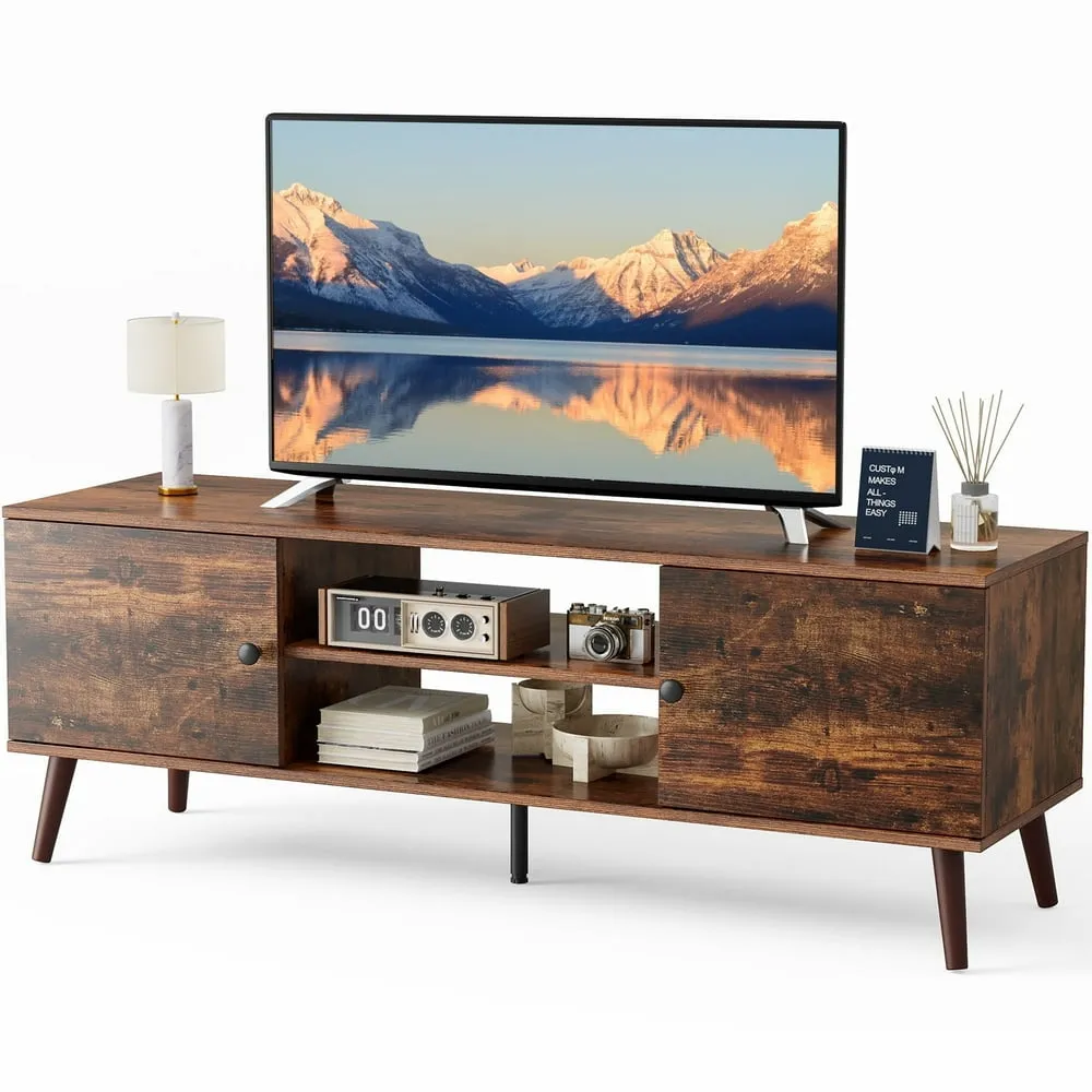 edx Modern TV Stand for 55 60 in Stylish TV Stands & Living Room Furniture